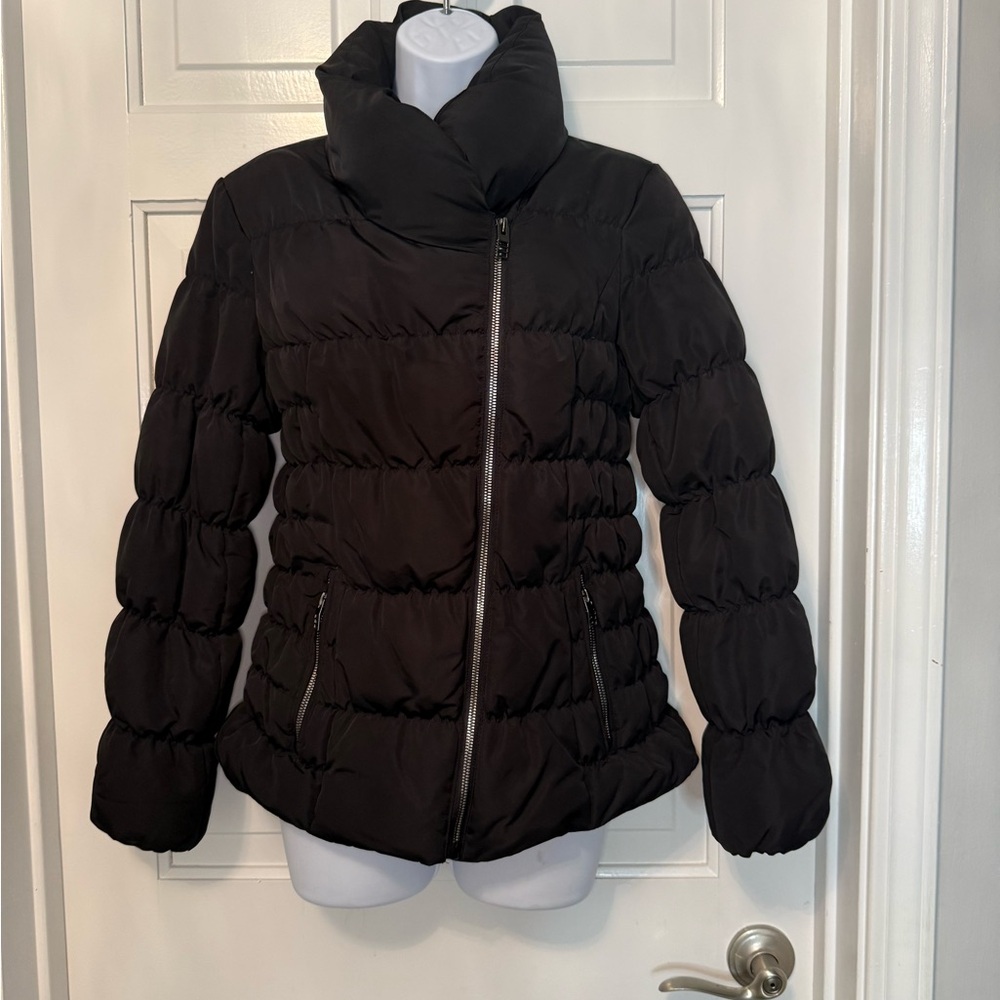 Kenneth Cole New York Black Puffer Jacket